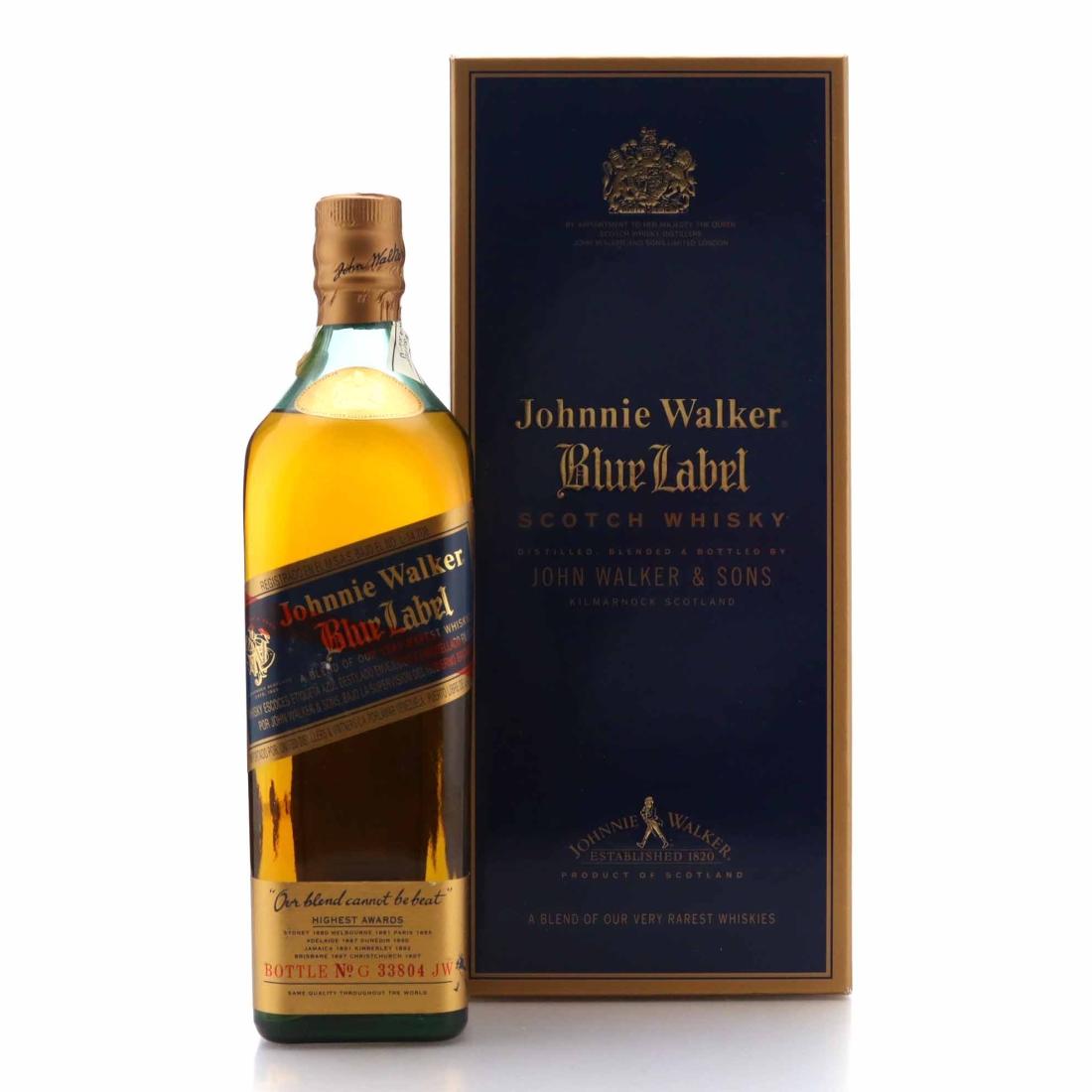 Johnnie Walker Blue Label 75cl / Venezuelan Import