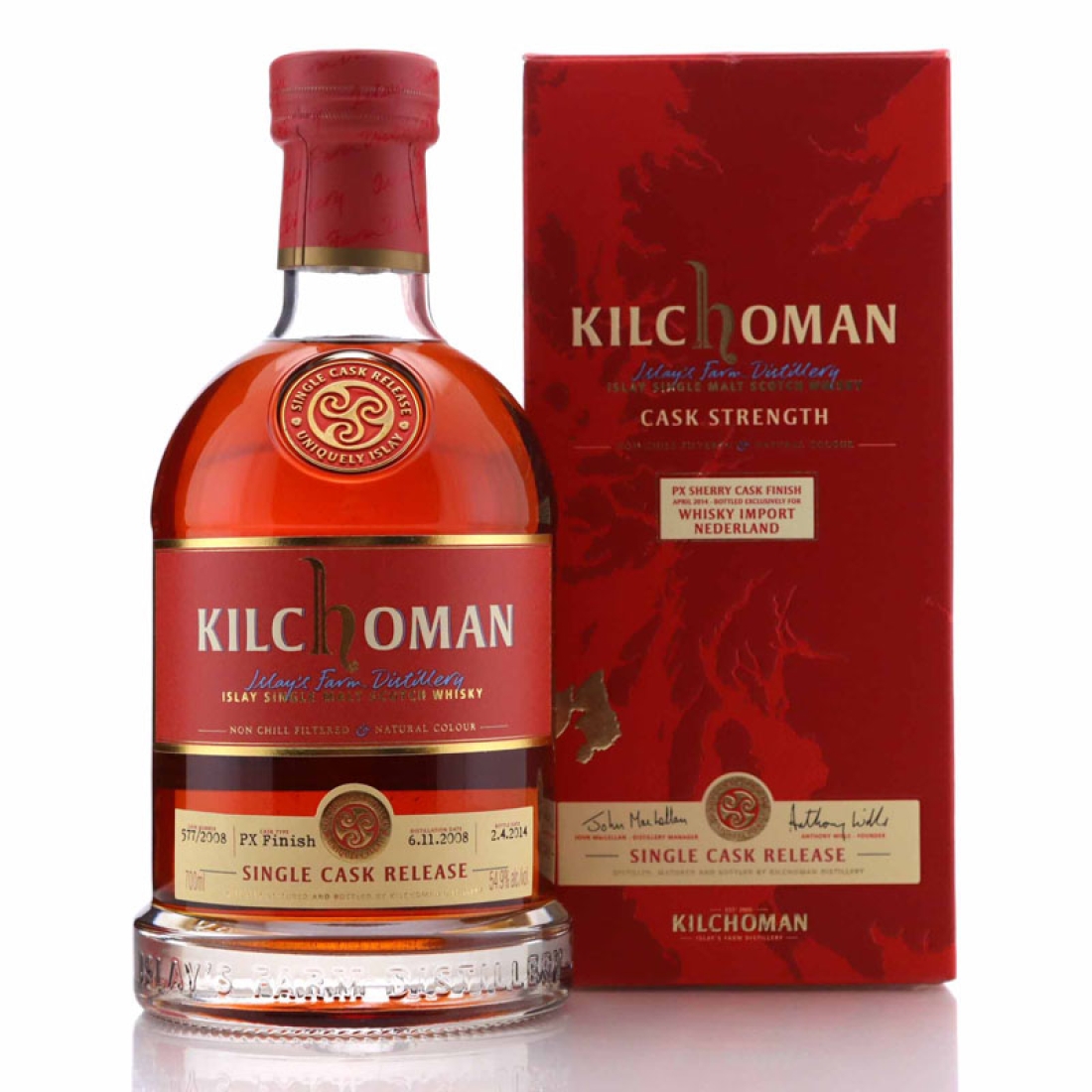 Kilchoman 2008 PX Cask #577 / Whisky Import Nederland
