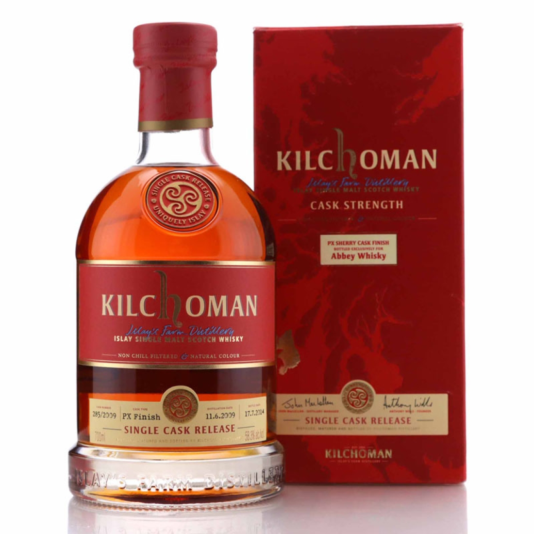 Kilchoman 2009 Single PX Finish #285 / Abbey Whisky
