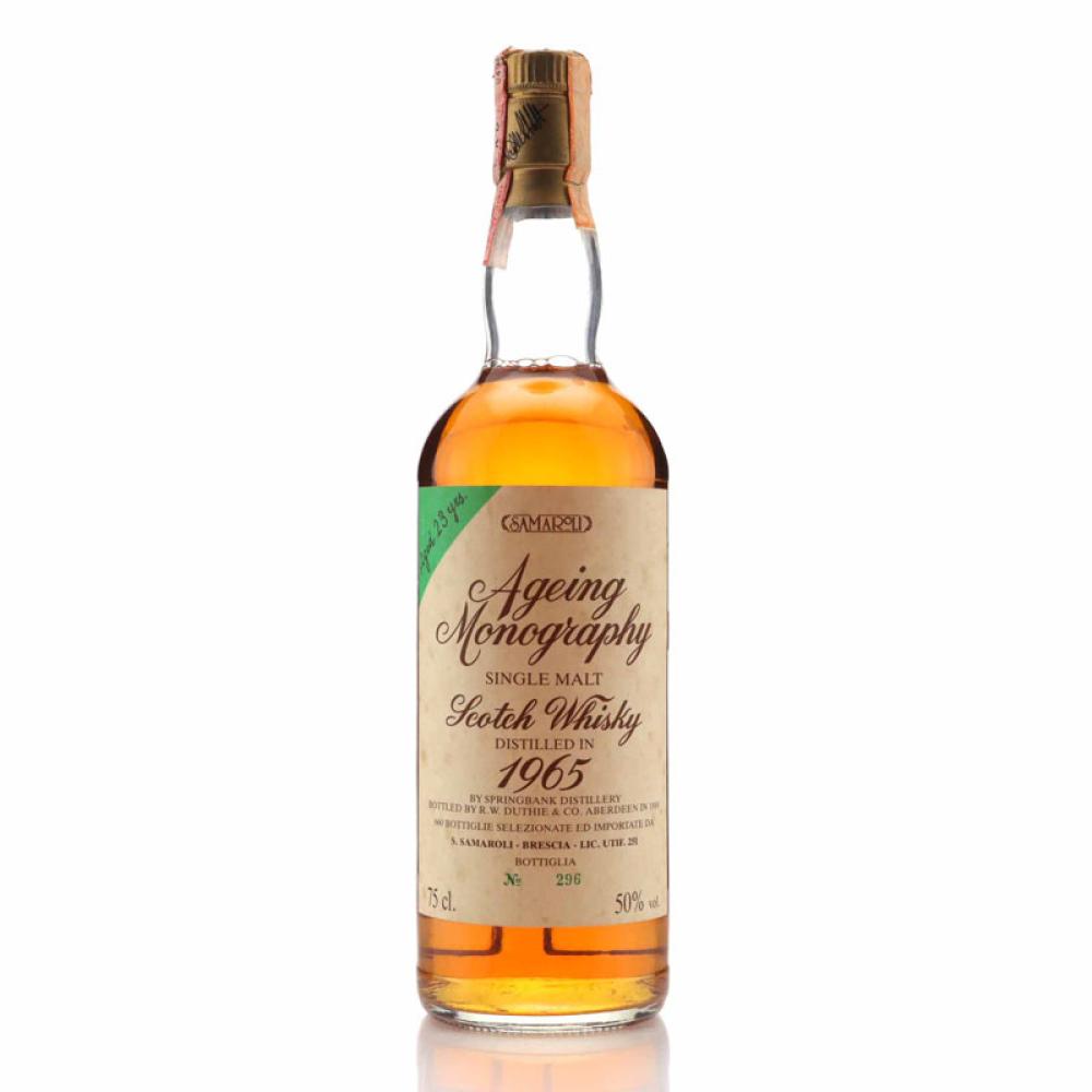 Image for Springbank 1965 Samaroli 23 Year Old / Ageing Monography