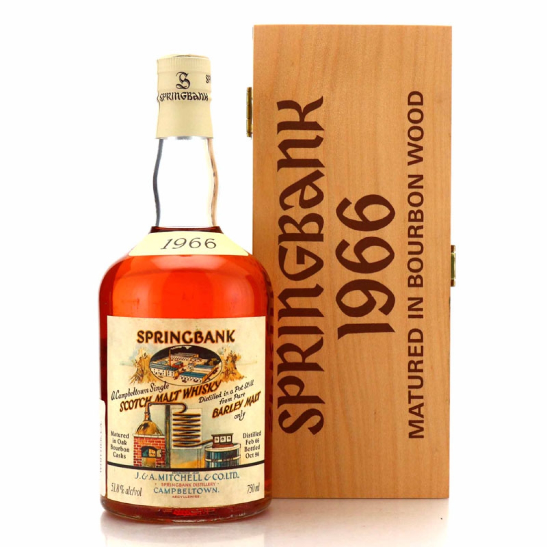 Springbank 1966 Bourbon Cask #472 75cl / Local Barley - US Import