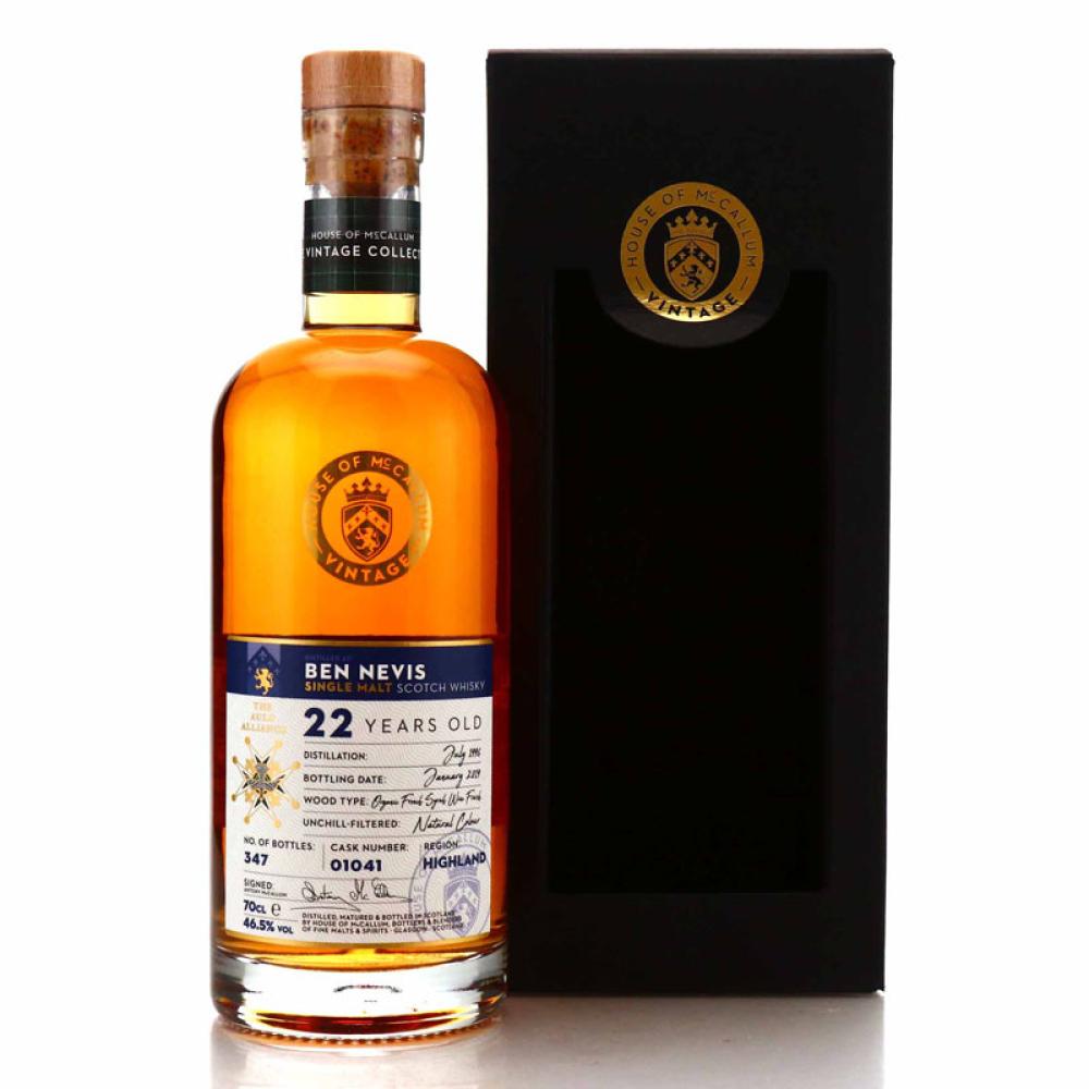 Ben Nevis 1996 House of McCallum 22 Year Old / Auld Alliance