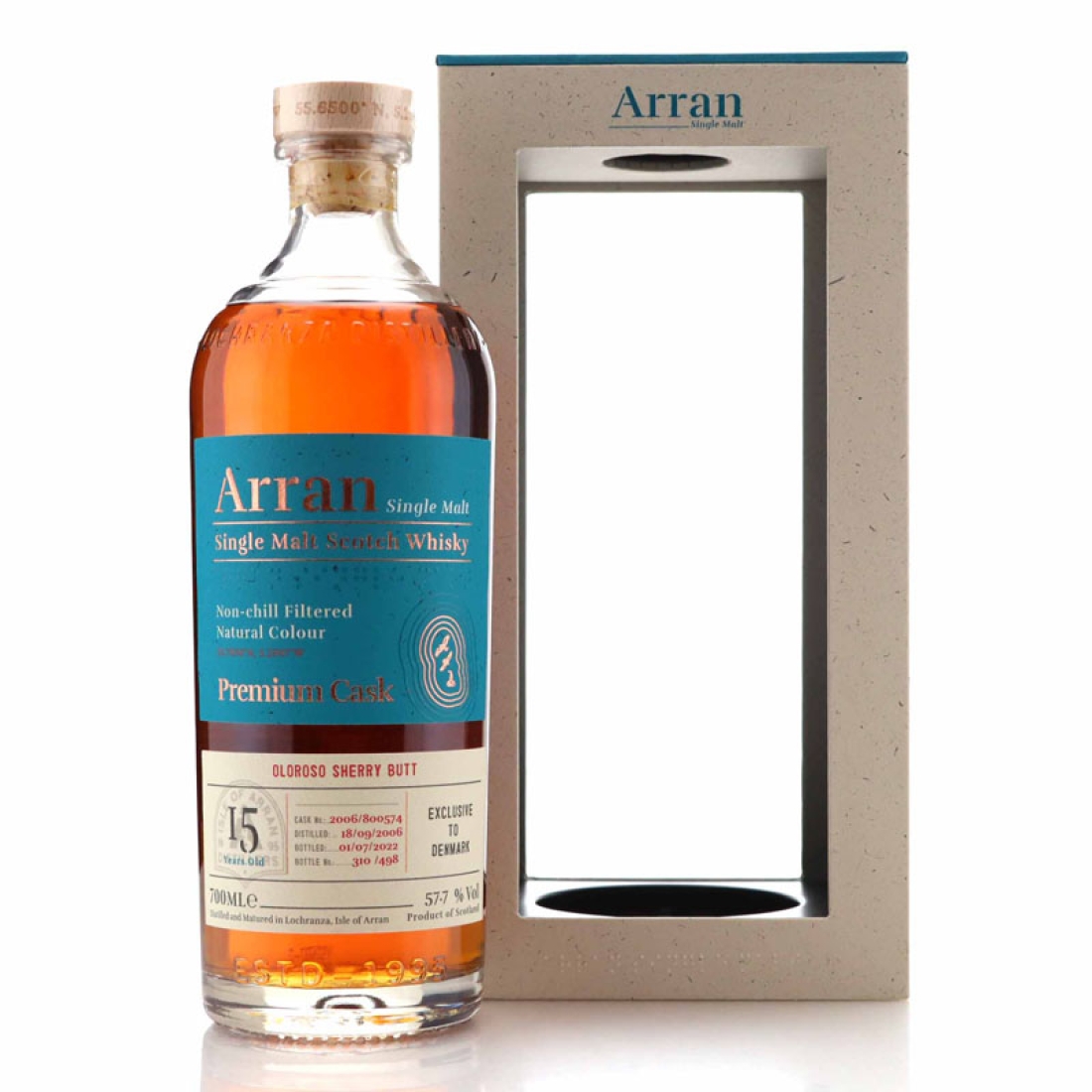 Arran 2006 Single Sherry Cask 15 Year Old #800574 / Denmark