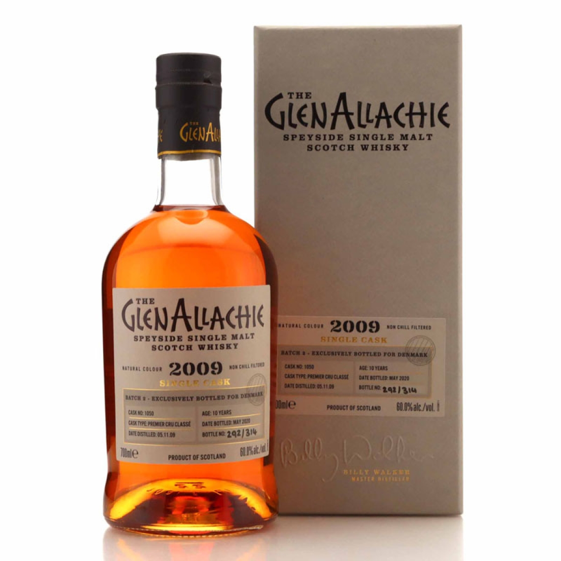 Glenallachie 2009 Single Premier Cru Classe Cask 10 Year Old #1050 / Denmark - Batch 2