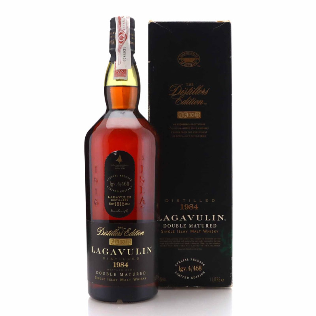 Lagavulin 1984 Distillers Edition lgv.4/468 1 Litre