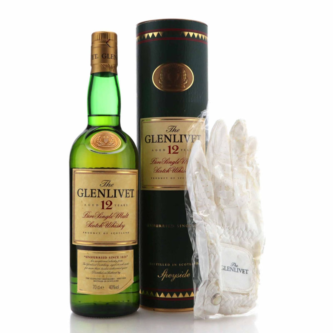 Glenlivet 12 Year Old 1990s / includes Golf Glove