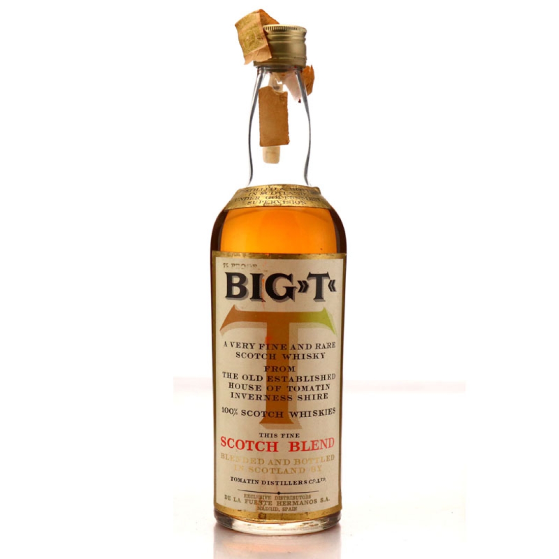 Tomatin 'Big T' Blended Scotch Whisky circa 1970s