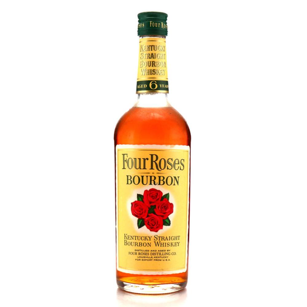 Four Roses 6 Year Old Kentucky Straight Bourbon 1970s /  Burgeff Import