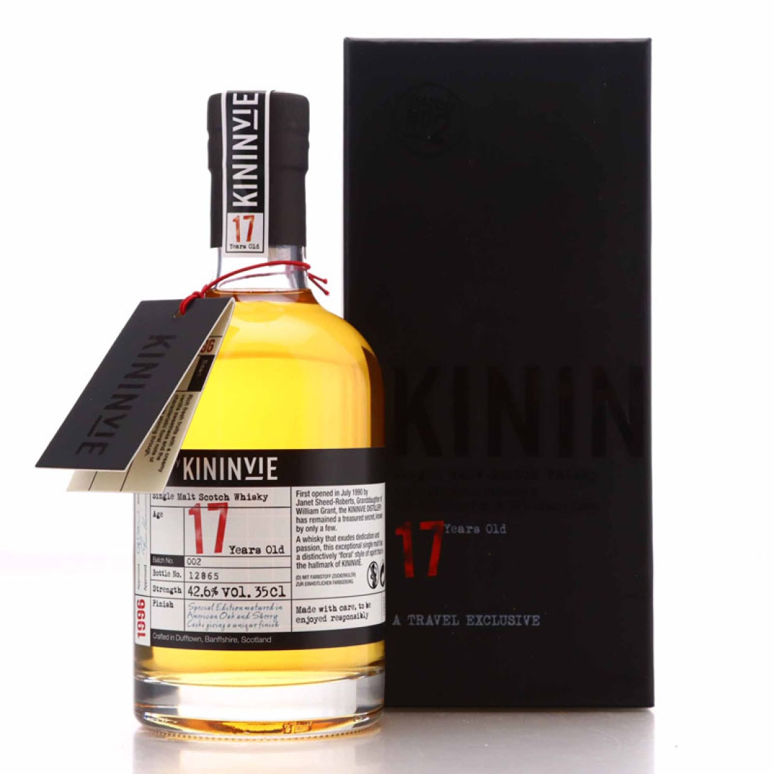 Kininvie 1996 17 Year Old Batch #002 35cl