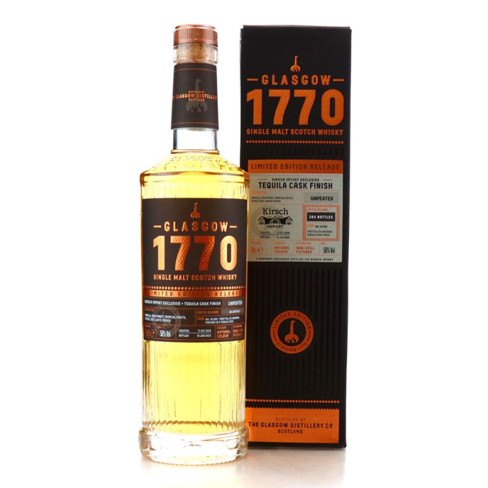 Glasgow '1770' 2018 Single Cask Tequila Finish #991 / Kirsch Import