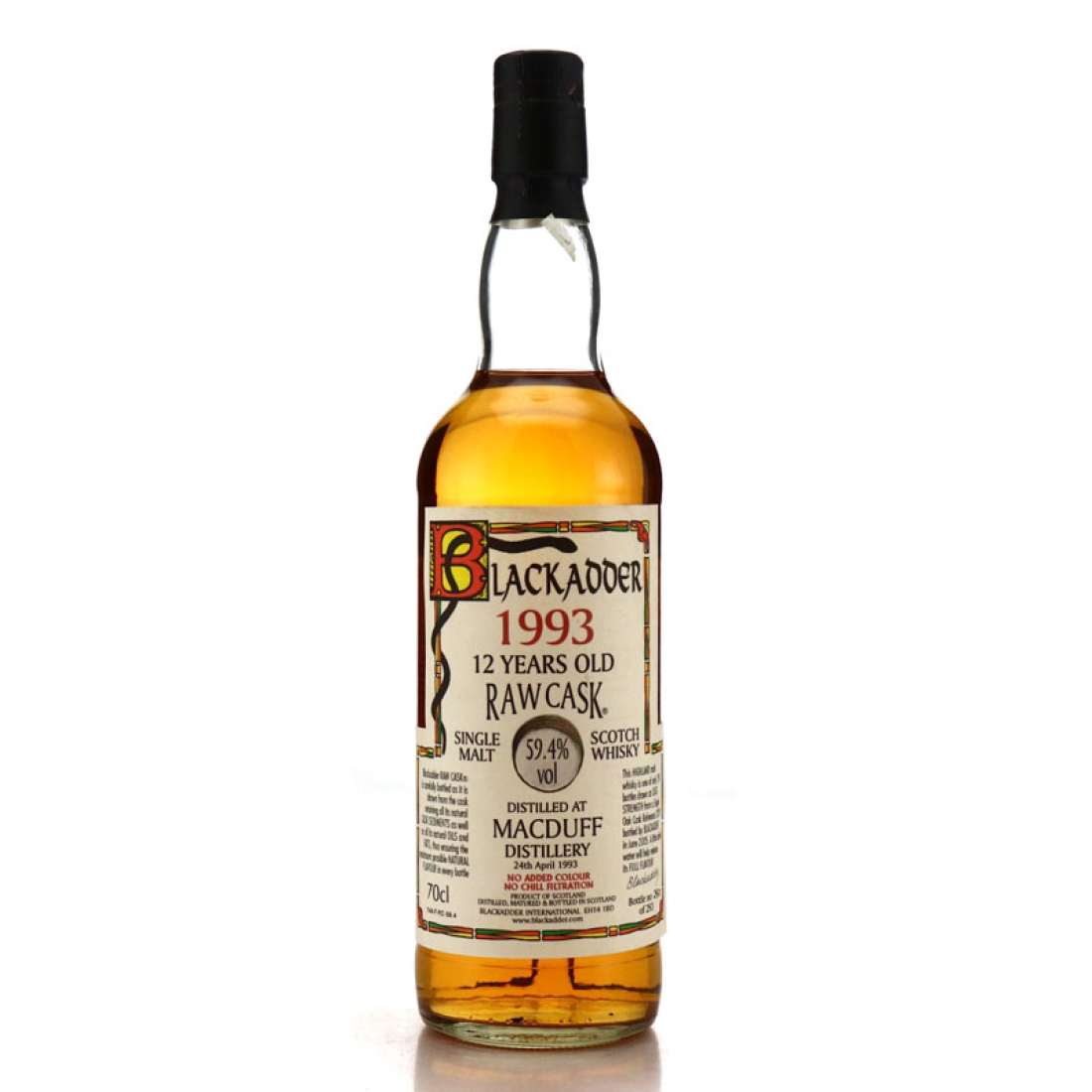 Macduff 1993 Blackadder 12 Year Old Raw Cask