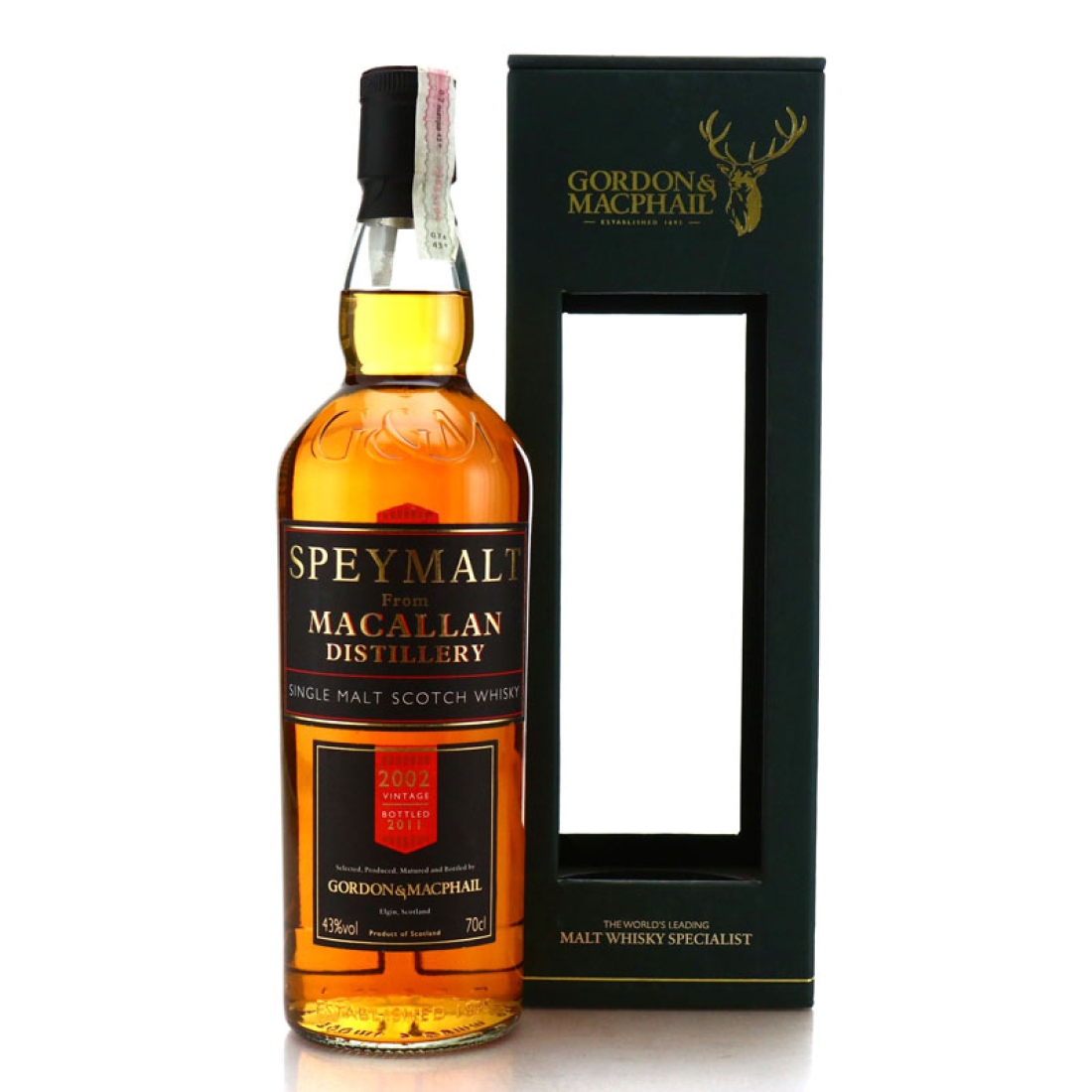 Macallan 2002 Gordon and MacPhail Speymalt bottled 2011