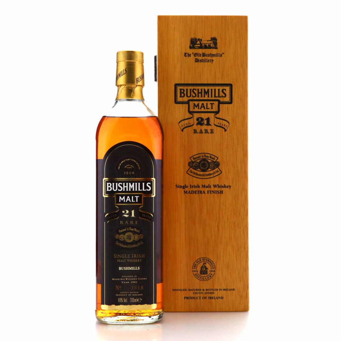 Bushmills 21 Year Old Madeira Finish 2001