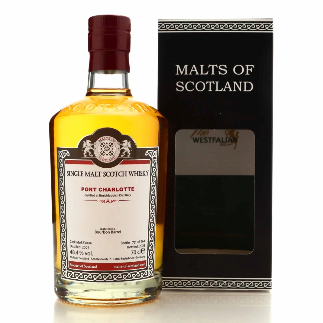 Port Charlotte 2004 Malts of Scotland Bourbon Barrel
