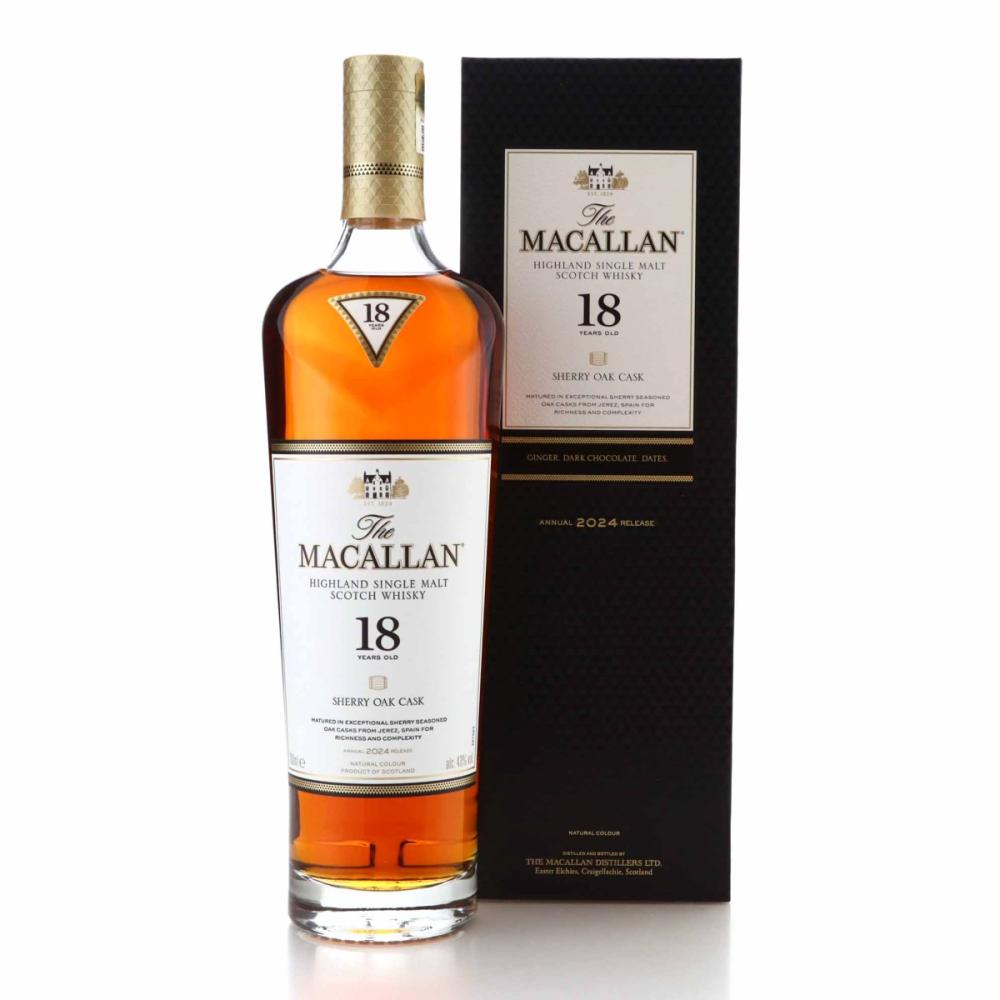 Macallan 18 Year Old Sherry Oak 2024 Release