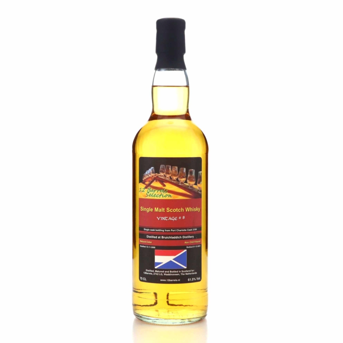 Port Charlotte 2008 Single Cask #3194 / 12 Barrels