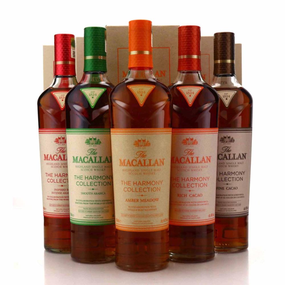 Macallan The Harmony Collection 5 x 70cl