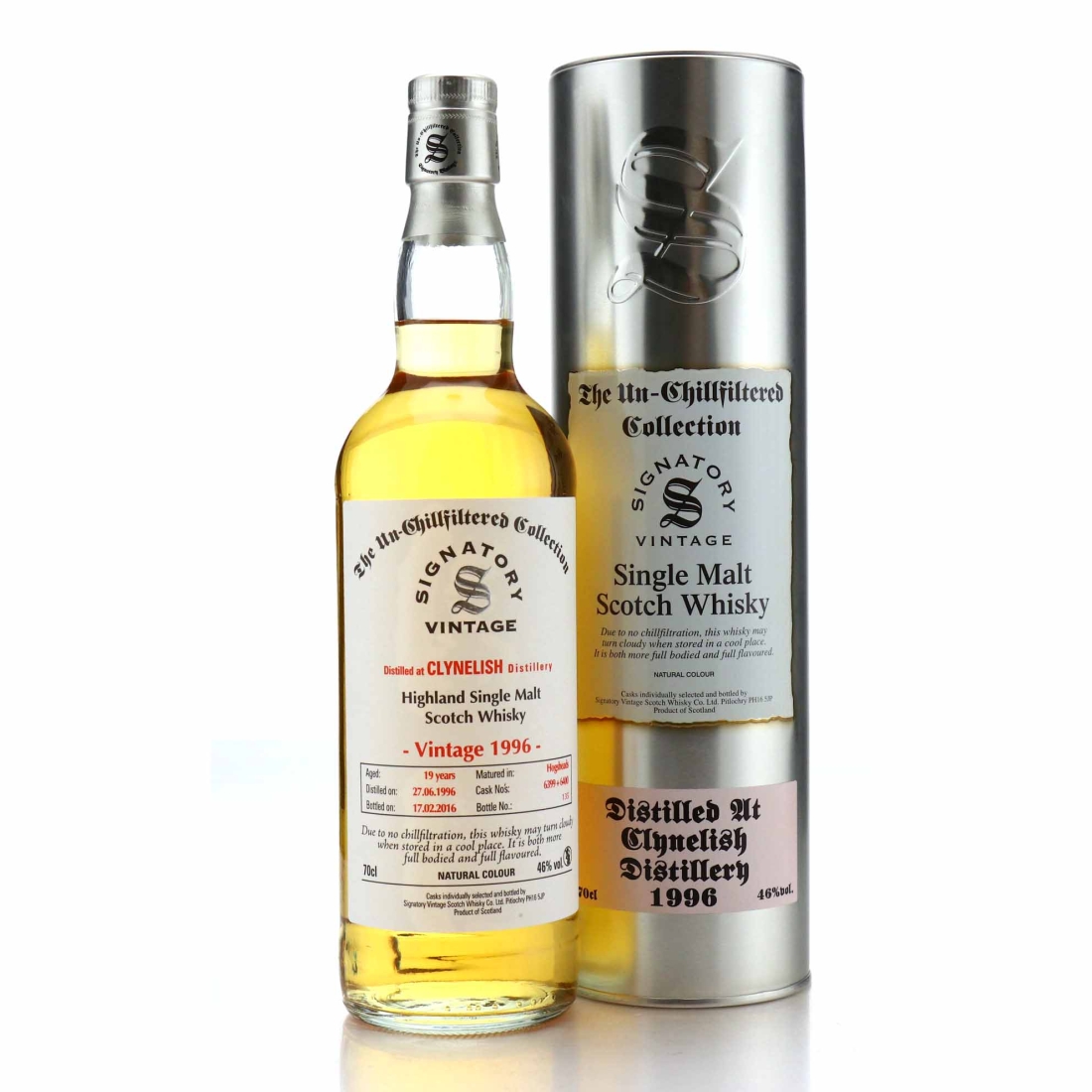 Clynelish 1996 Signatory Vintage 19 Year Old