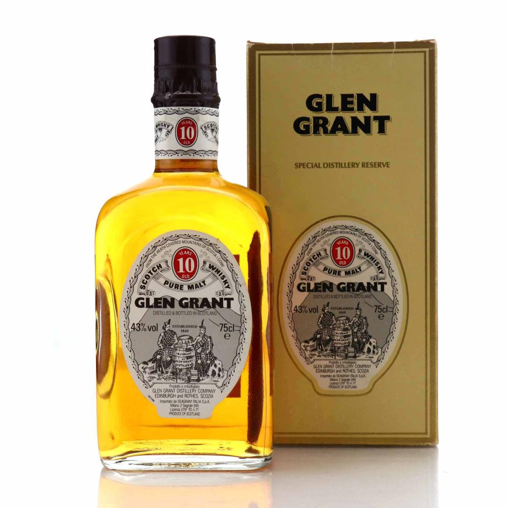 Glen Grant 10 Year Old 1980s / Seagram Italia Import
