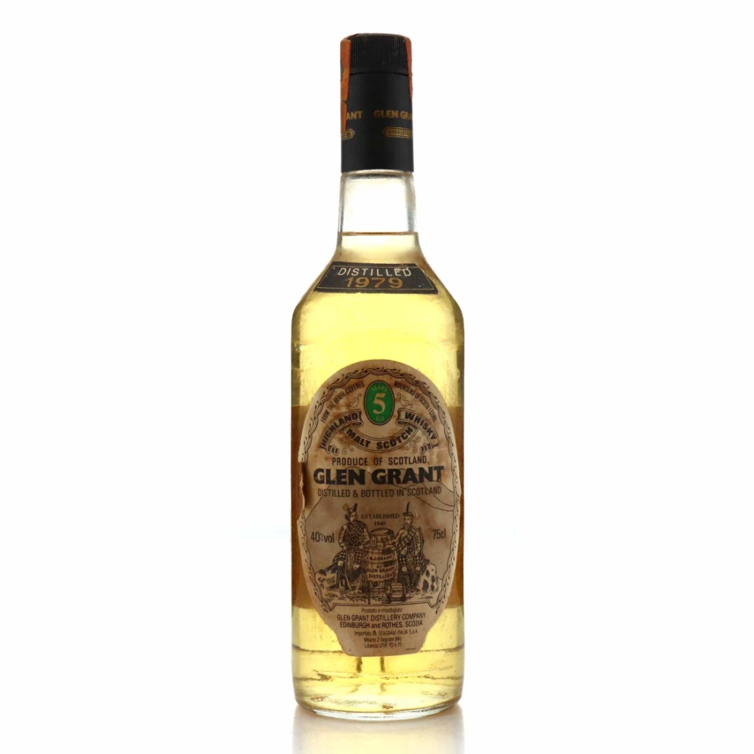 Glen Grant 1979 5 Year Old / Seagram Italia Import