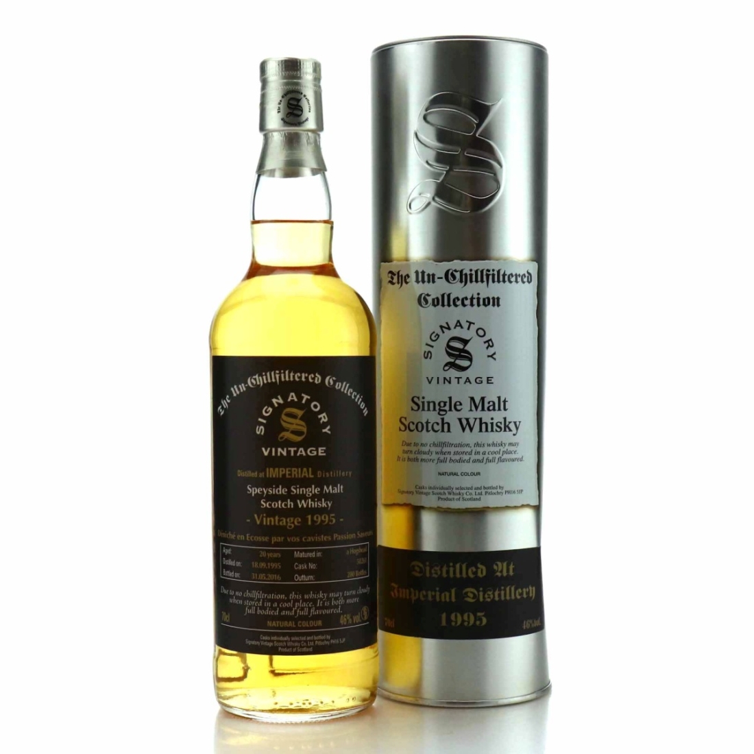 Imperial 1995 Signatory Vintage 20 Year Old / Passion Saveurs