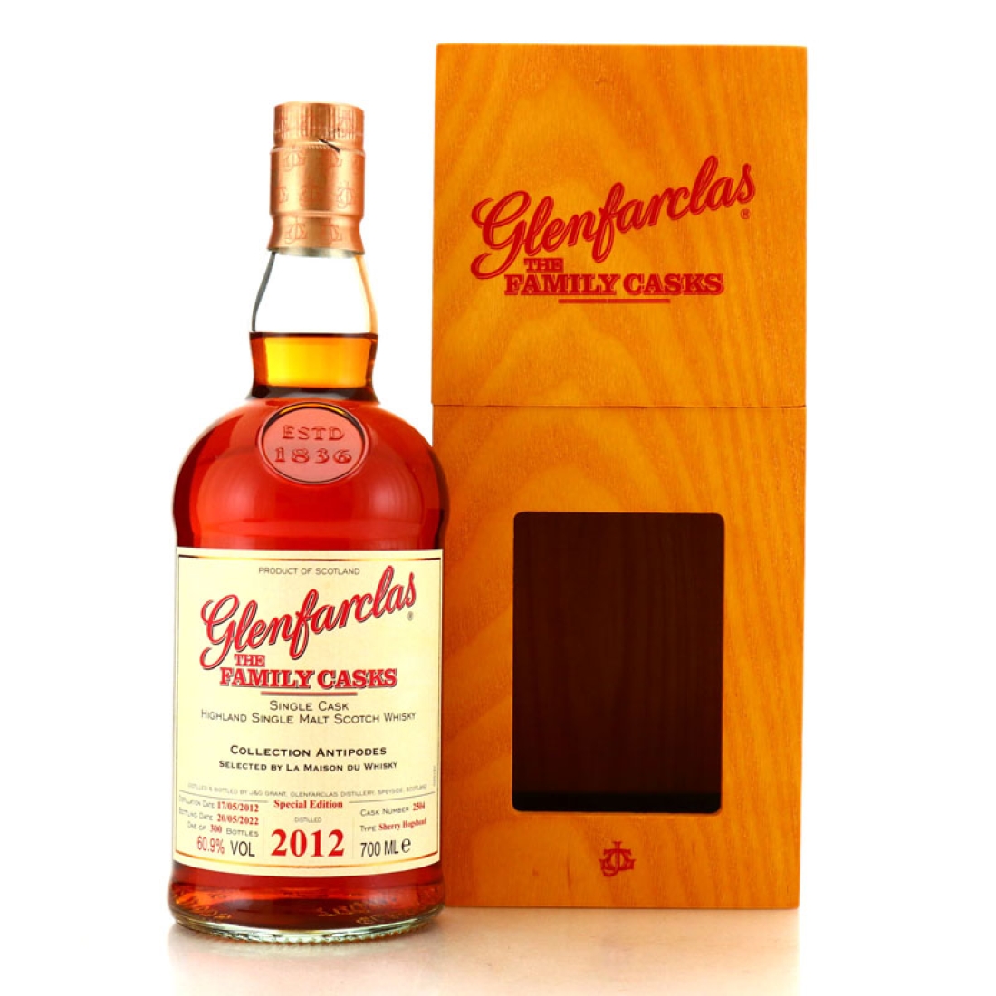 Glenfarclas 2012 Family Cask #2504 / LMDW