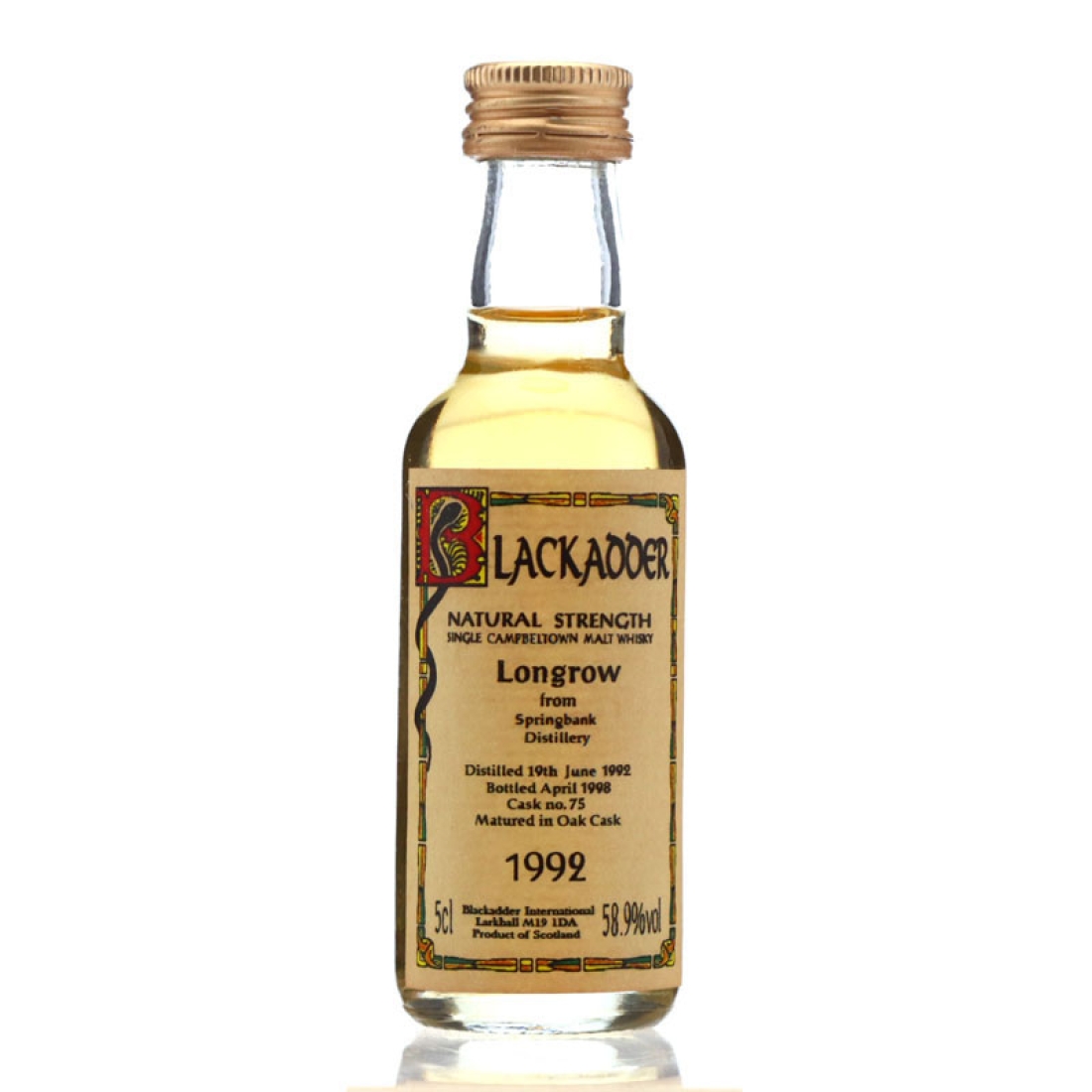 Longrow 1992 Blackadder Miniature