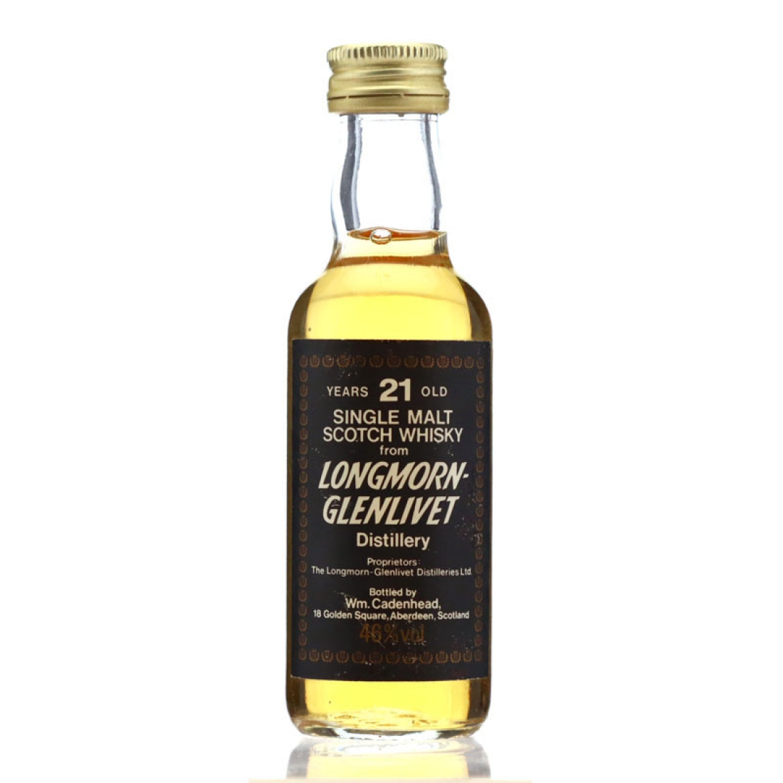 Longmorn 21 Year Old Cadenhead Miniature