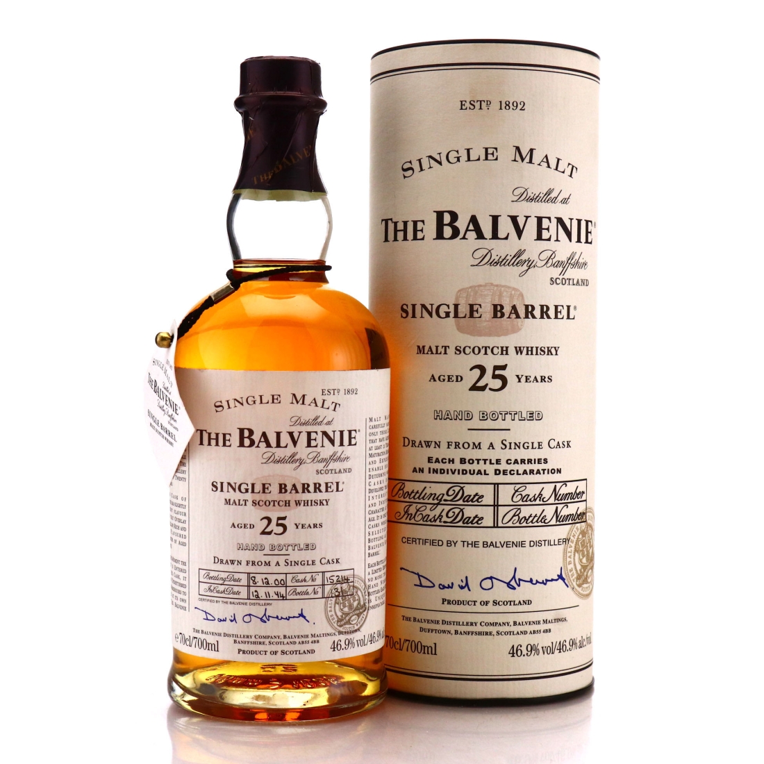 Balvenie 1974 Single Barrel 25 Year Old #15214