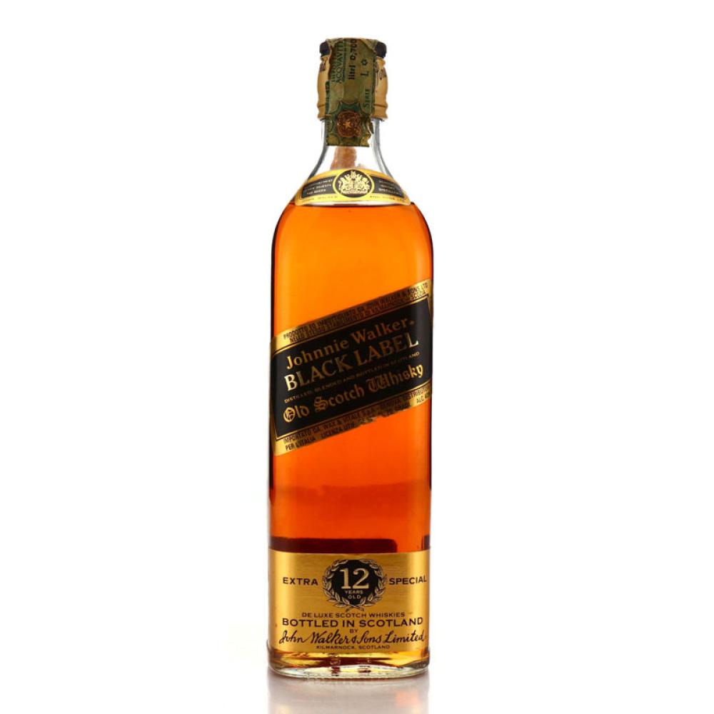 Johnnie Walker Black Label 12 Year Old 1990s / Wax & Vitale Import