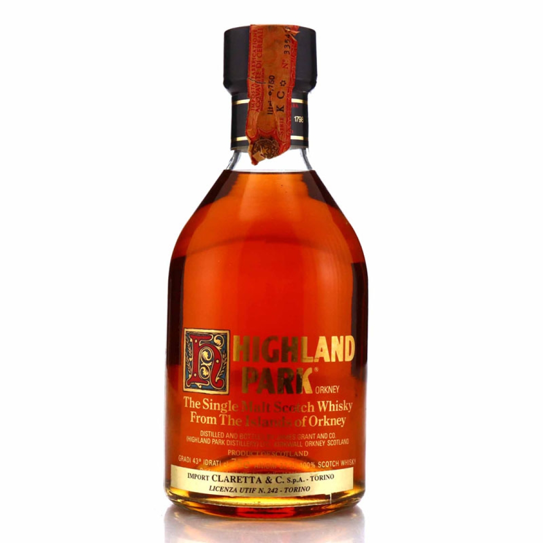 Highland Park 12 Year Old early 1980s / Claretta Import