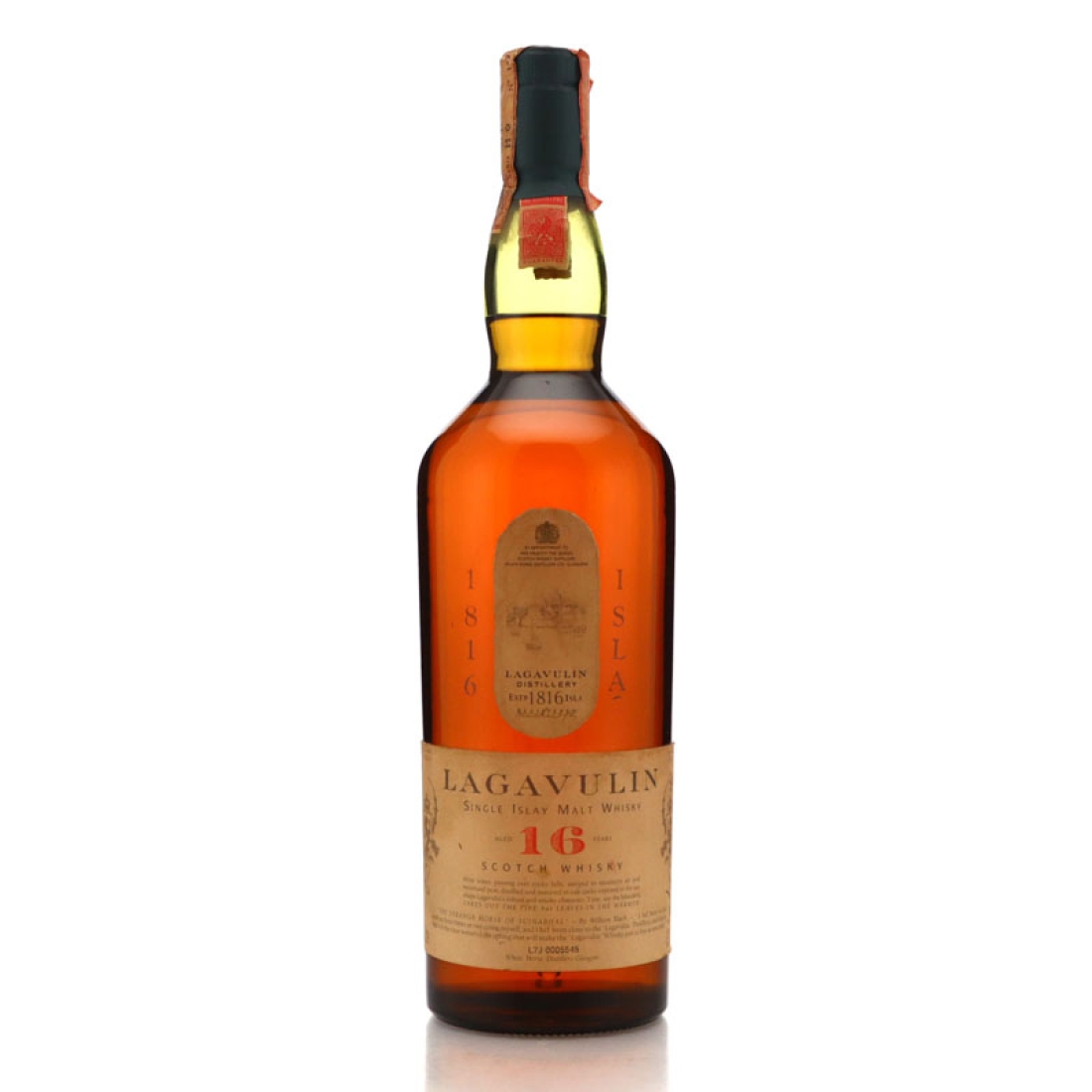 Lagavulin 16 Year Old White Horse 1 Litre 1980s