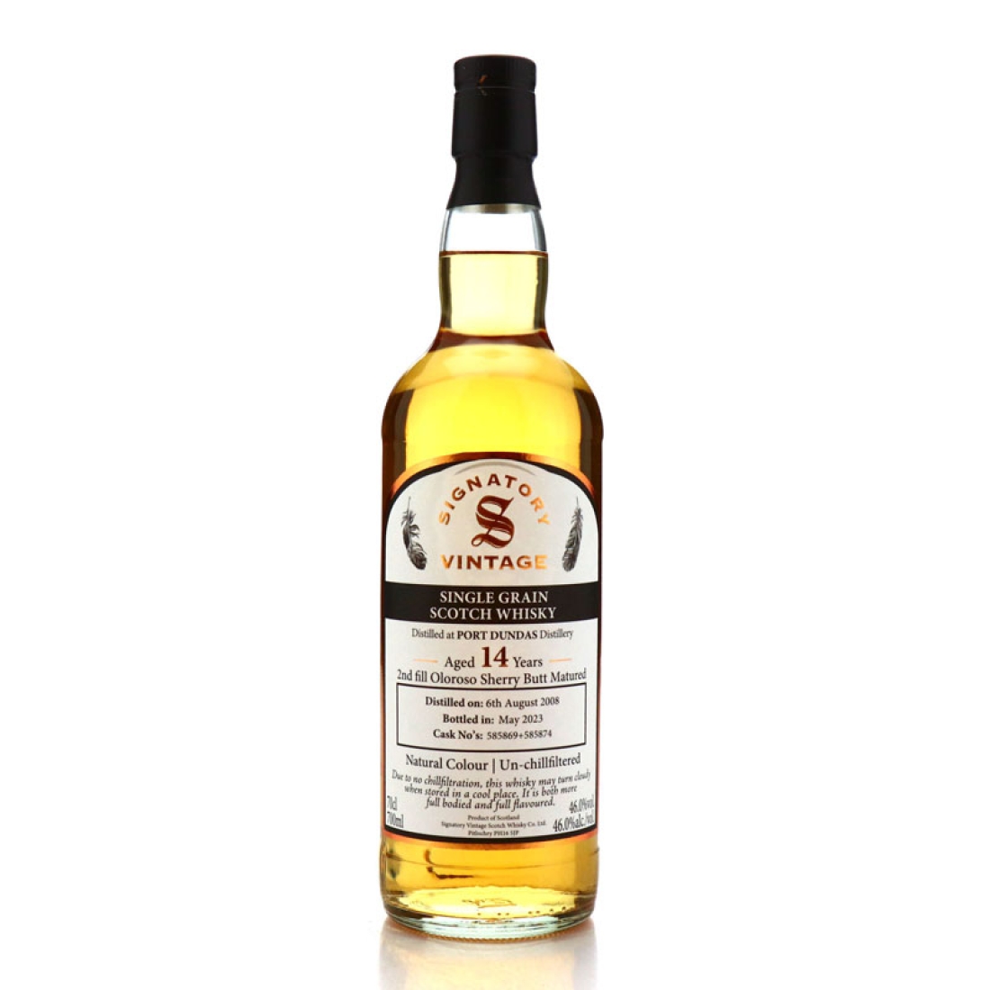 Port Dundas 2008 Signatory Vintage 14 Year Old