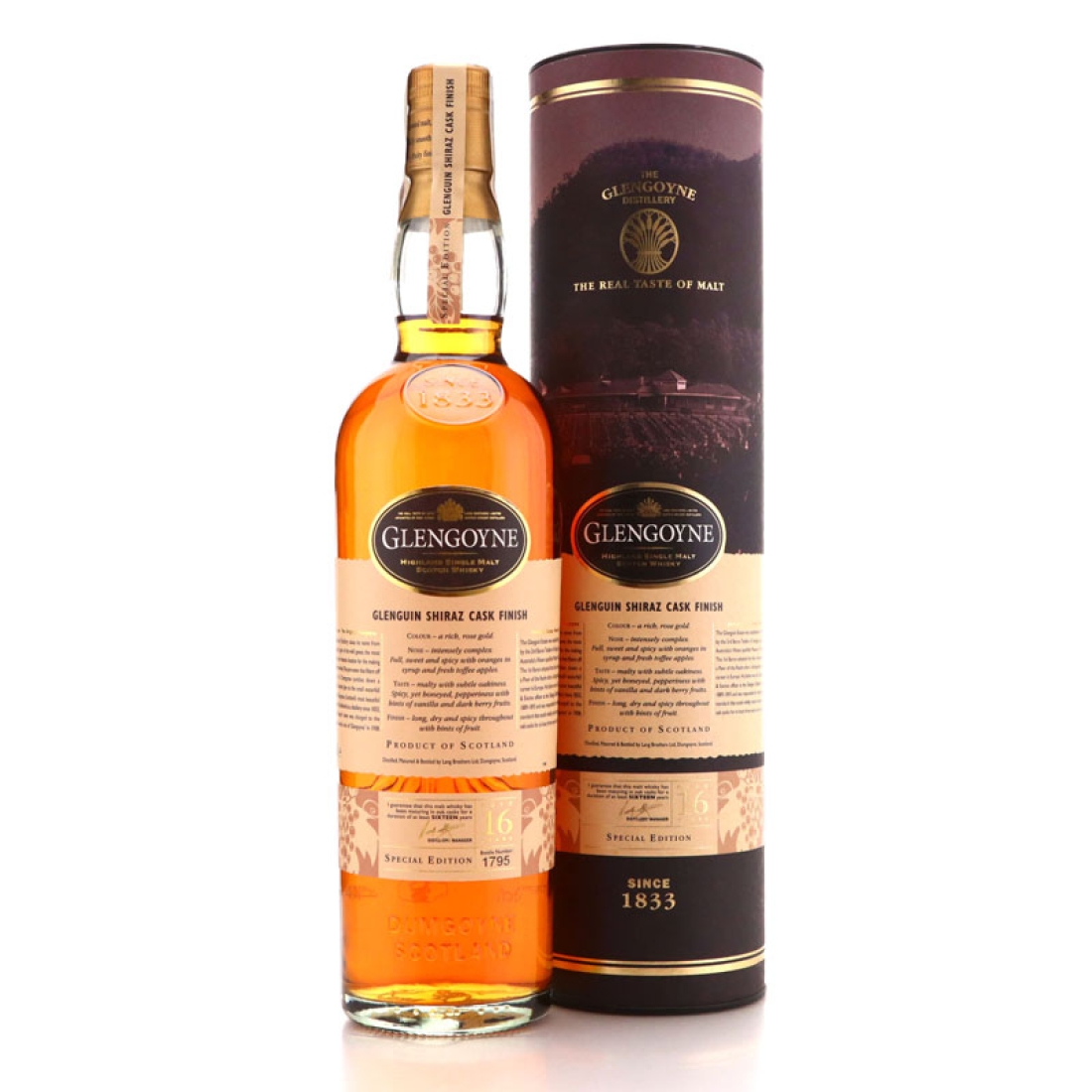 Image for Glengoyne 16 Year Old Glenguin Shiraz Cask Finish