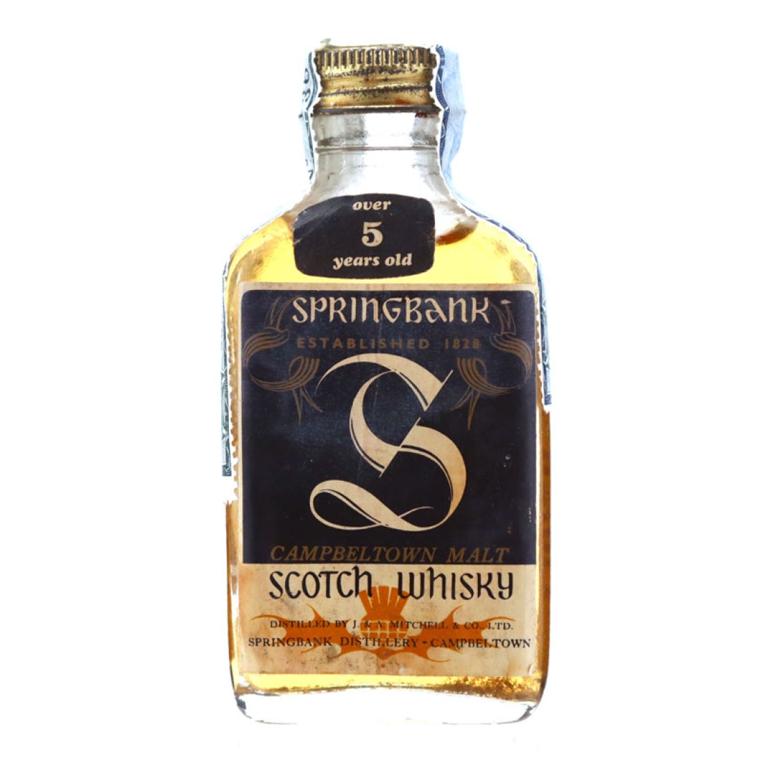 Springbank 5 Year Old Miniature 1960s / A Sutti Import