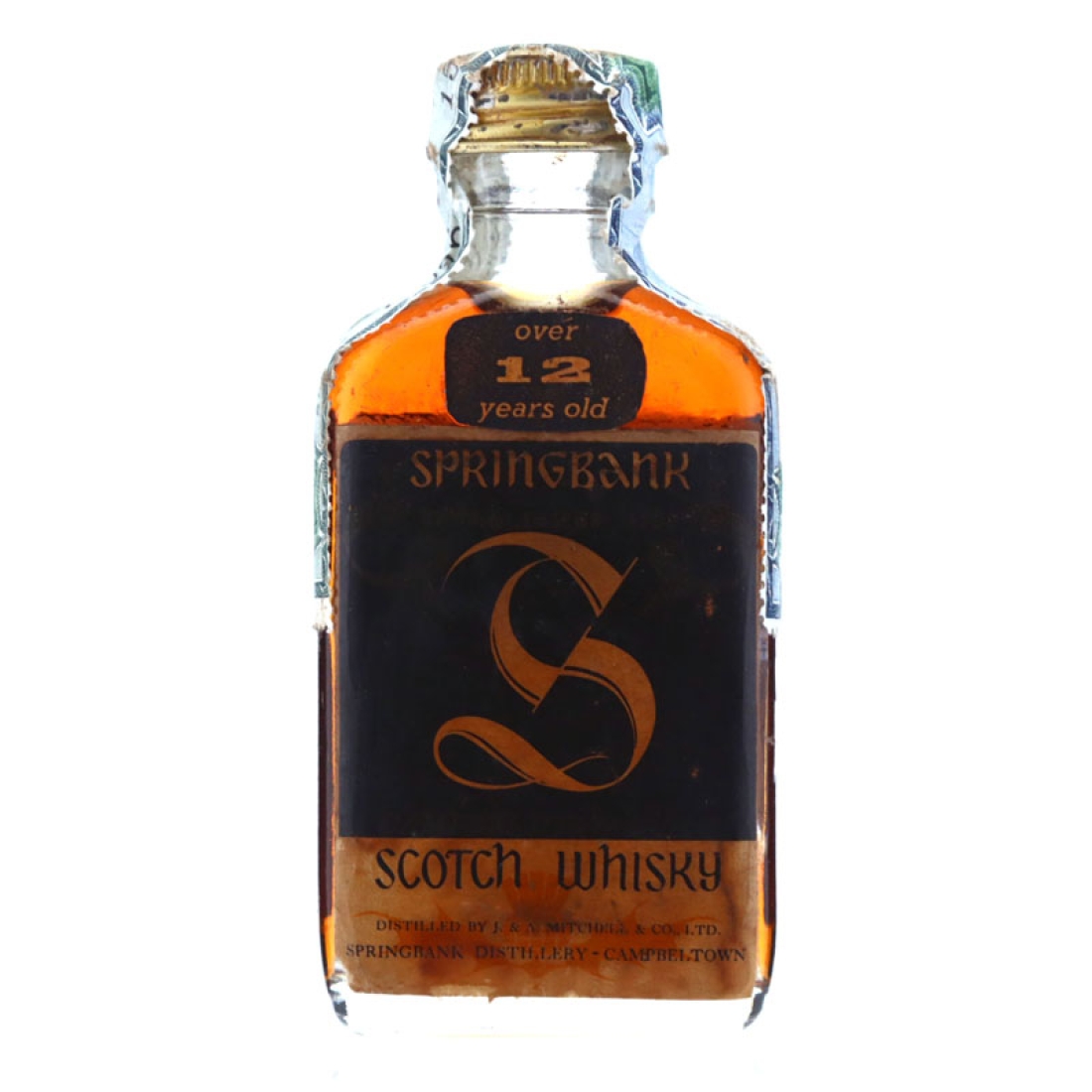 Springbank 12 Year Old Miniature 1960s / A Sutti Import