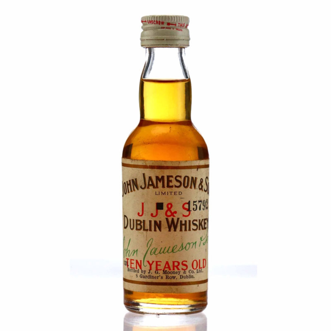 John Jameson and Son 10 Year Old Miniature 1964 / J.G. Mooney