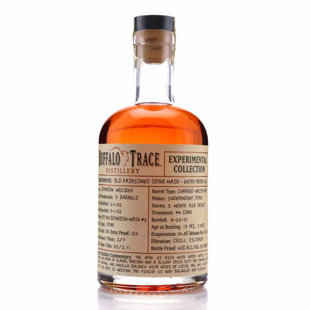 Buffalo Trace 2002 Experimental Collection 13 Year Old 37.5cl /  Old Fashioned Sour Mash - Entry Proof 125