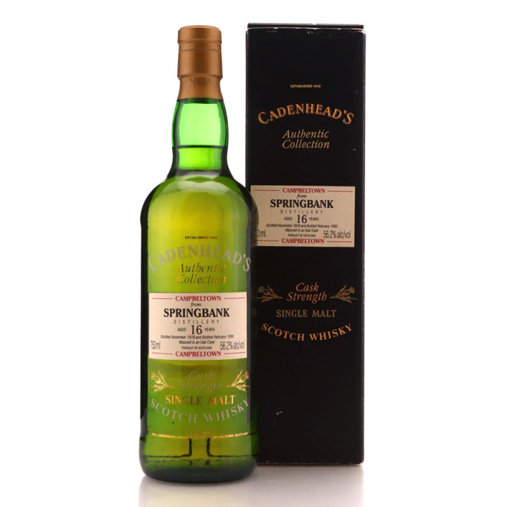Springbank 1978 Cadenhead's 16 Year Old 75cl / US Import