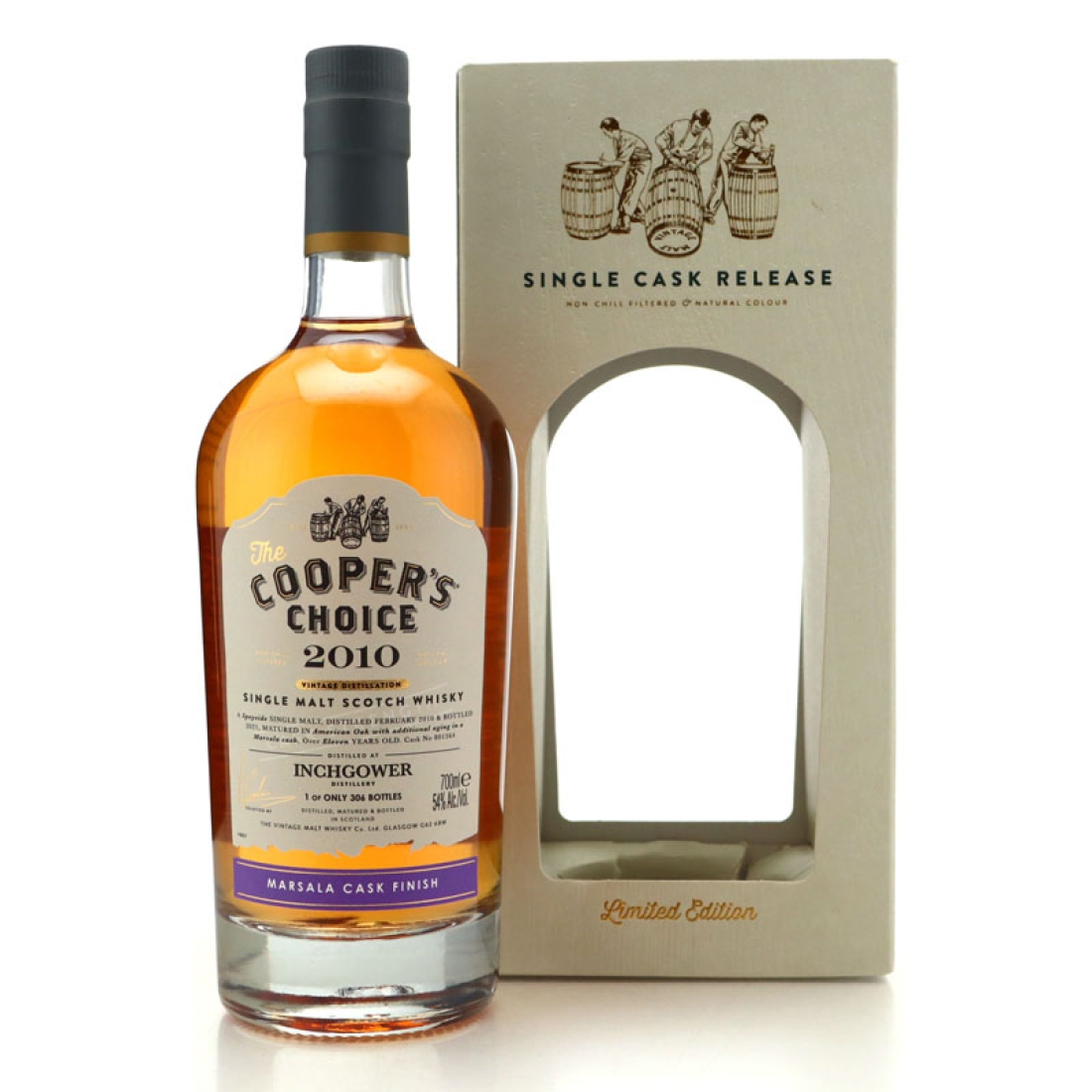 Inchgower 2010 Coopers Choice 11 Year Old / Marsala Cask Finish