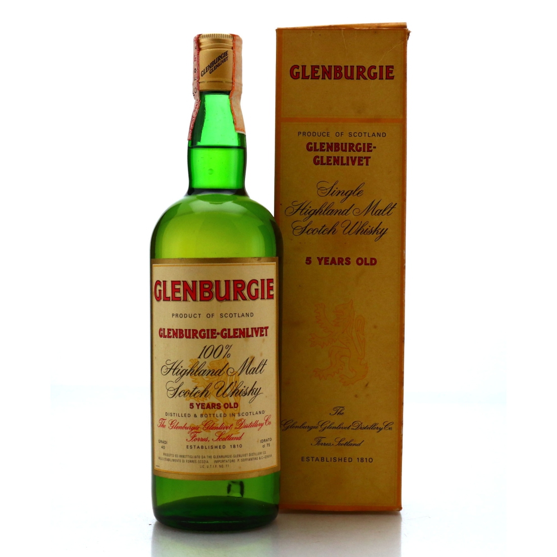 Glenburgie 5 Year Old 1980s / Soffiantino Import