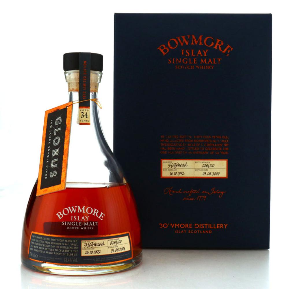 Bowmore 1972 34 Year Old Decanter / Globus