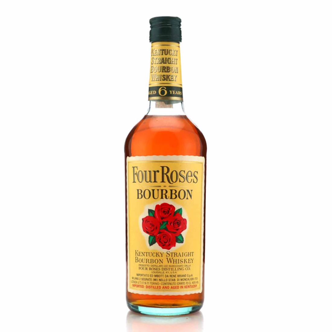 Four Roses 6 Year Old Kentucky Straight Bourbon 1990s 70cl