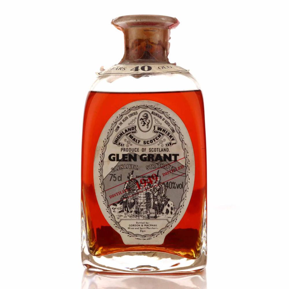 Glen Grant 1949 Gordon and MacPhail 40 Year Old Decanter / Sestante Import