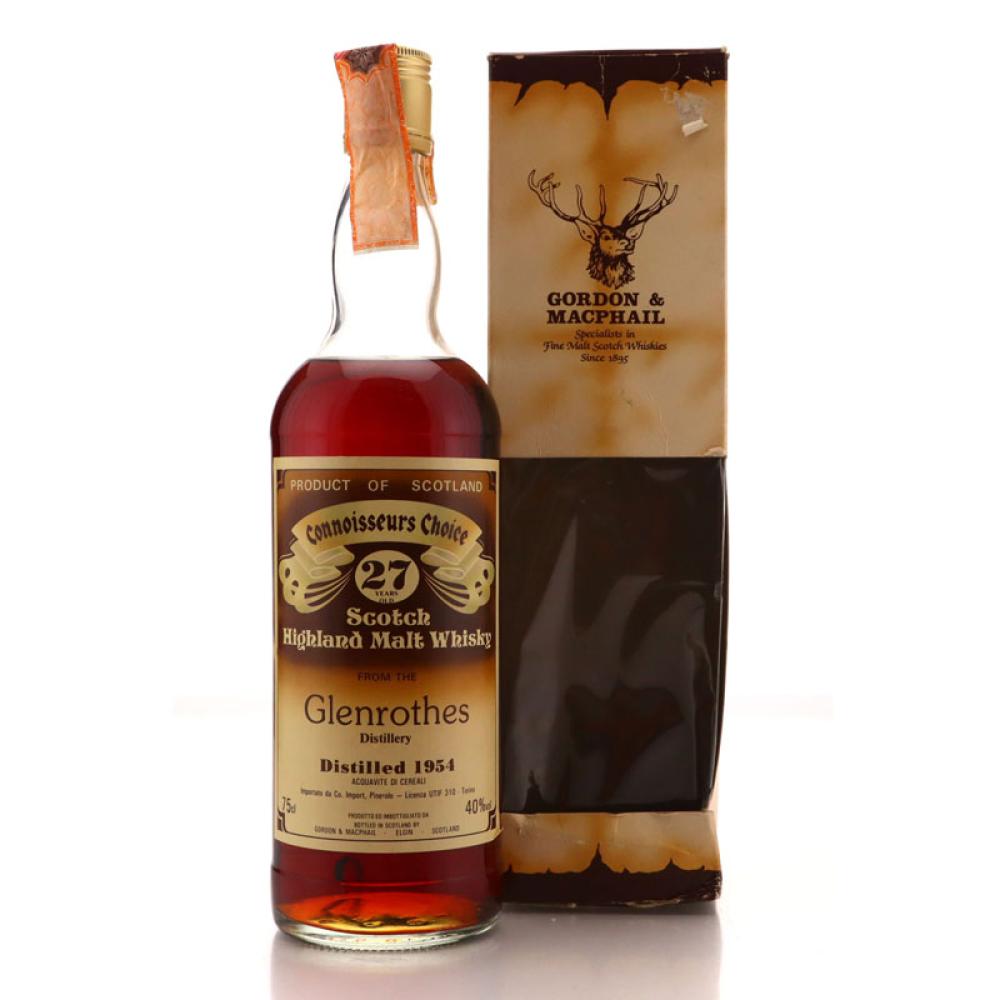 Glenrothes 1954 Gordon and MacPhail 27 Year Old / Co. Pinerolo Import