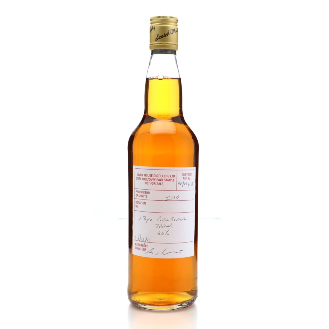 Balblair 18 Year Old Duty Free Sample 70cl