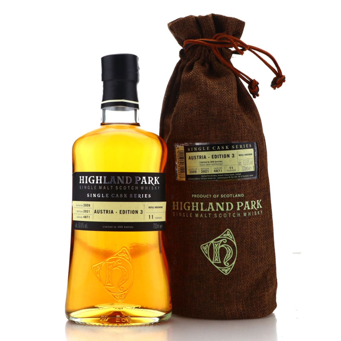 Highland Park 2009 Single Cask 11 Year Old #4871 / Austria