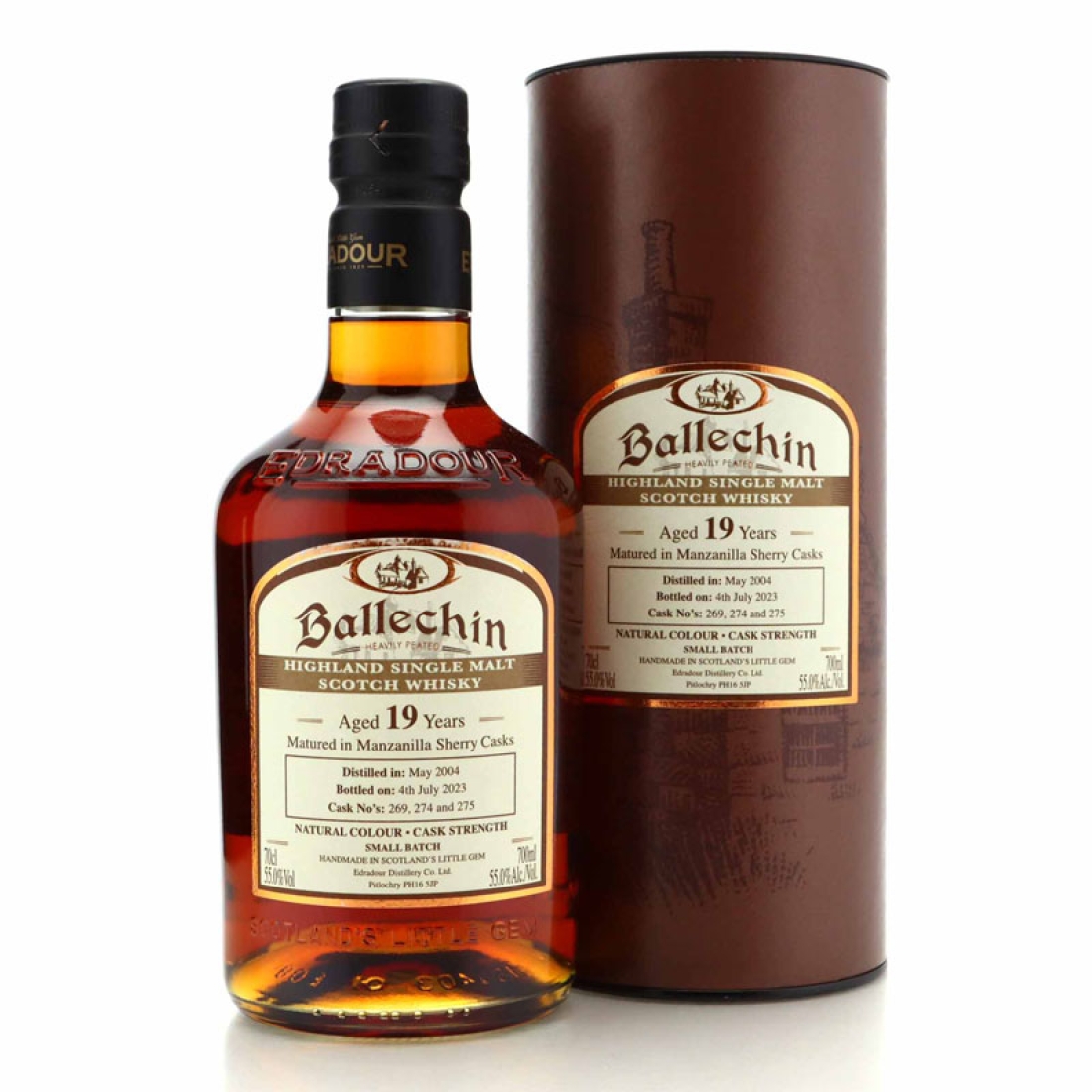 Ballechin 2004 Small Batch Cask Strength 19 Year Old