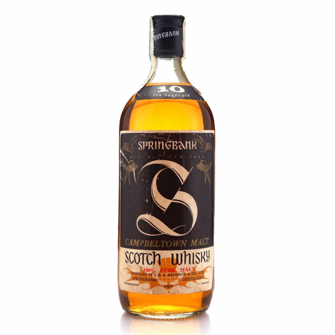 Springbank 10 Year Old 1970s / Portuguese Import