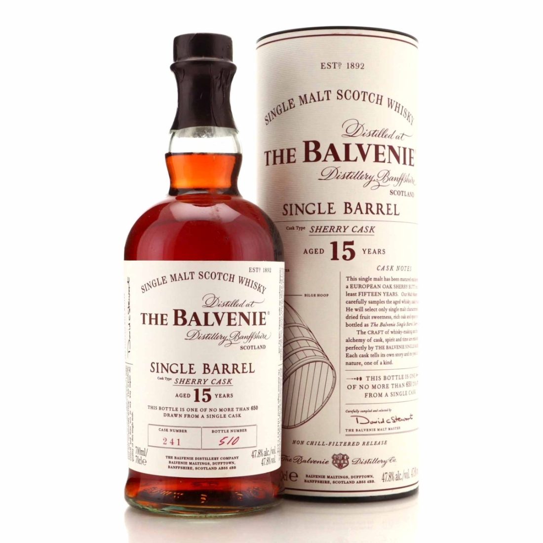 Balvenie 15 Year Old Sherry Cask Single Barrel #241